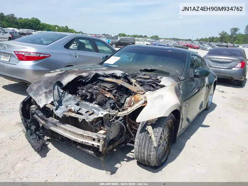 2016 Nissan 370Z VIN: JN1AZ4EH9GM934762 Lot: 44919969