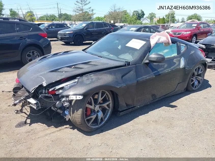 2016 Nissan 370Z Sport VIN: JN1AZ4EH6GM936386 Lot: 45269939
