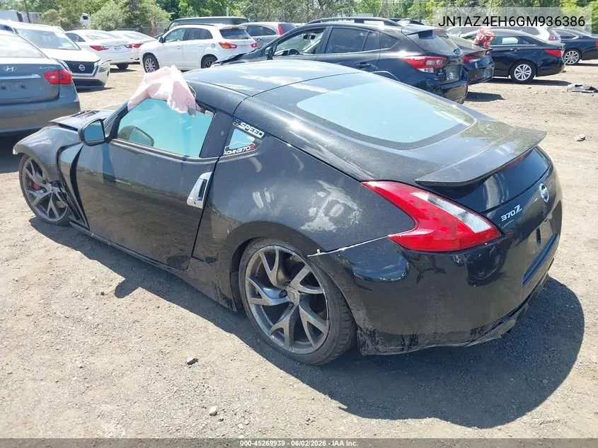 2016 Nissan 370Z Sport VIN: JN1AZ4EH6GM936386 Lot: 45269939
