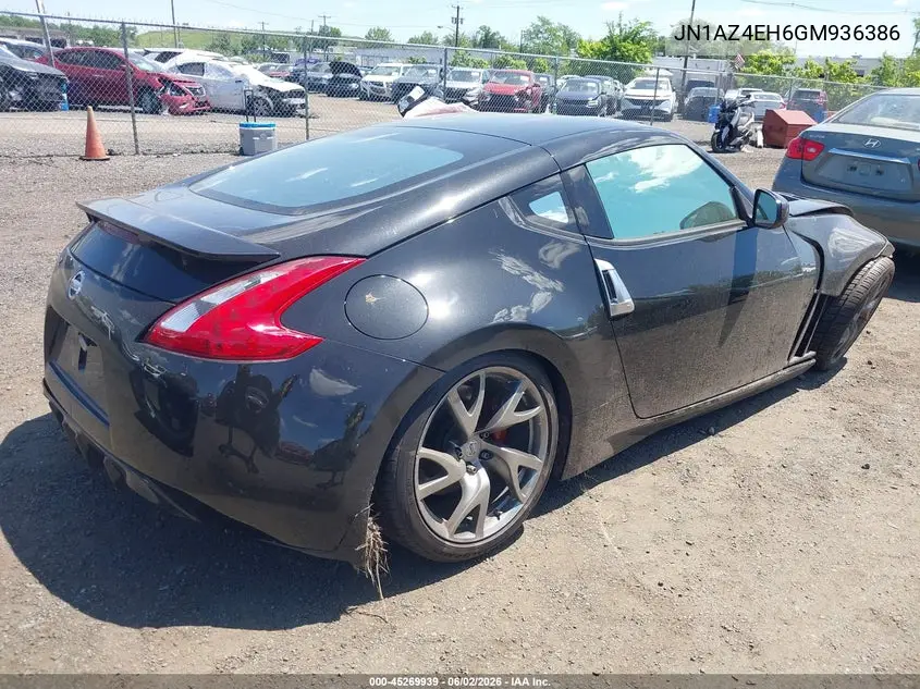 2016 Nissan 370Z Sport VIN: JN1AZ4EH6GM936386 Lot: 45269939