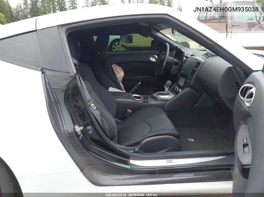 2016 Nissan 370Z VIN: JN1AZ4EH0GM935038 Lot: 45322418
