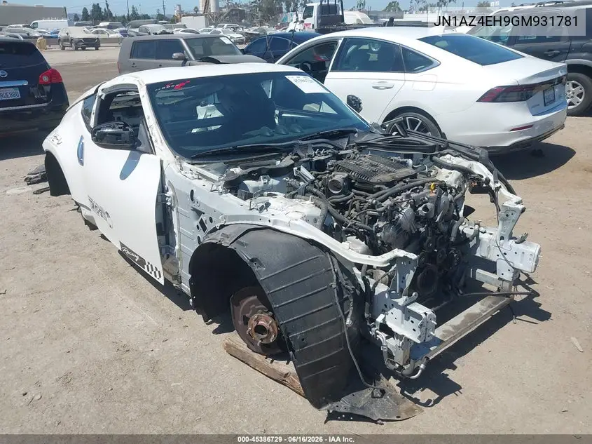 2016 Nissan 370Z Nismo VIN: JN1AZ4EH9GM931781 Lot: 45386729