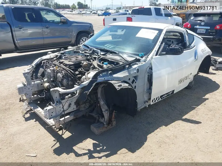 2016 Nissan 370Z Nismo VIN: JN1AZ4EH9GM931781 Lot: 45386729