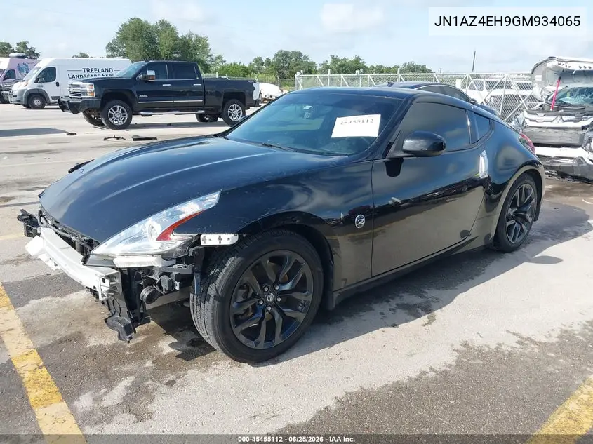 2016 Nissan 370Z Touring VIN: JN1AZ4EH9GM934065 Lot: 45455112