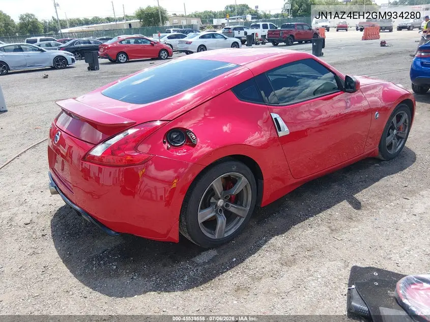2016 Nissan 370Z Sport VIN: JN1AZ4EH2GM934280 Lot: 45539556