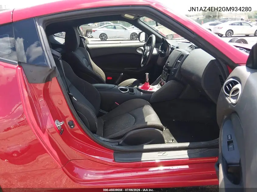 2016 Nissan 370Z Sport VIN: JN1AZ4EH2GM934280 Lot: 45539556
