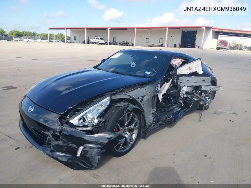 2016 Nissan 370Z Sport Tech VIN: JN1AZ4EHXGM936049 Lot: 45589265