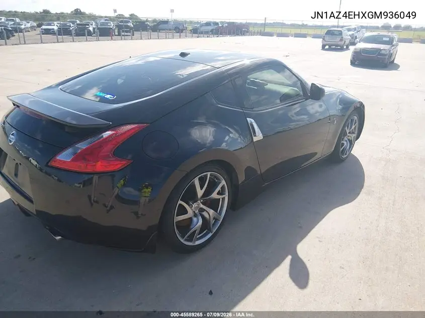 2016 Nissan 370Z Sport Tech VIN: JN1AZ4EHXGM936049 Lot: 45589265