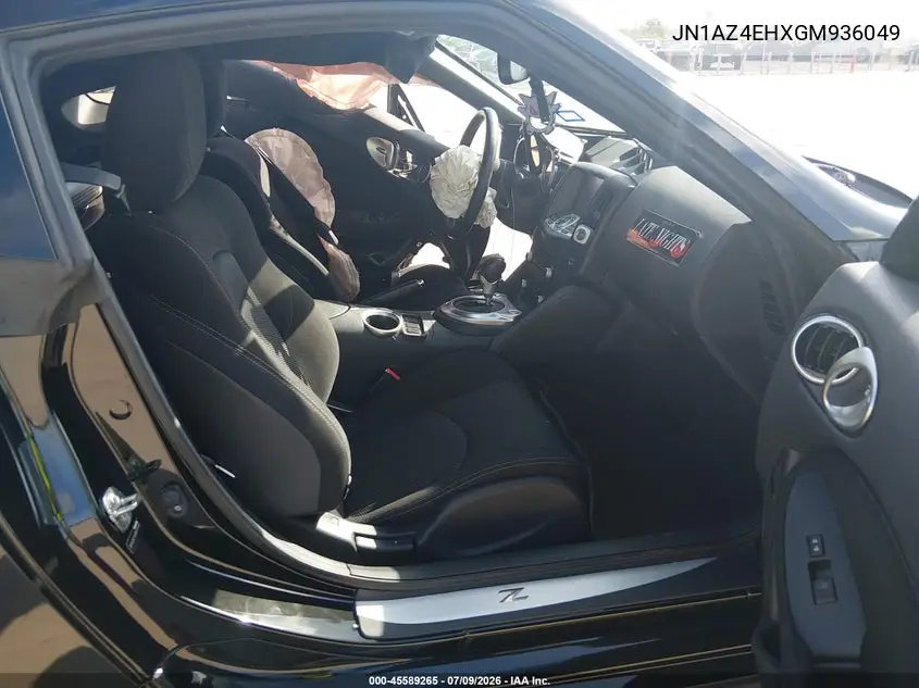 2016 Nissan 370Z Sport Tech VIN: JN1AZ4EHXGM936049 Lot: 45589265