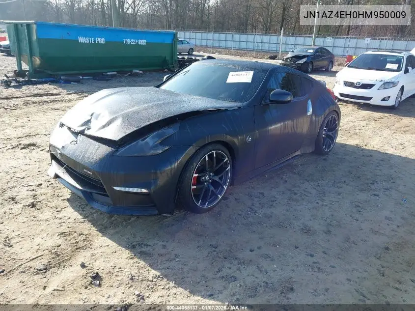 2017 Nissan 370Z Nismo Tech VIN: JN1AZ4EH0HM950009 Lot: 44065137