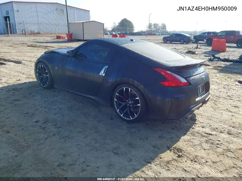 2017 Nissan 370Z Nismo Tech VIN: JN1AZ4EH0HM950009 Lot: 44065137