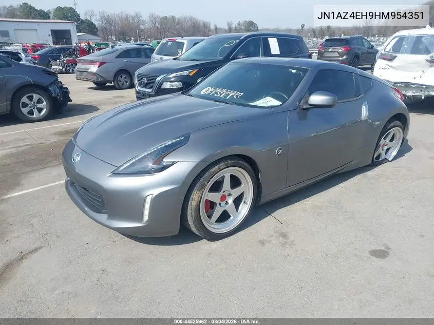 2017 Nissan 370Z Sport Tech VIN: JN1AZ4EH9HM954351 Lot: 44525962