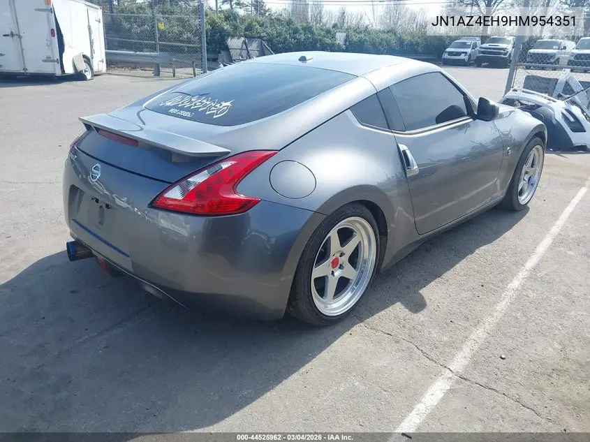 2017 Nissan 370Z Sport Tech VIN: JN1AZ4EH9HM954351 Lot: 44525962