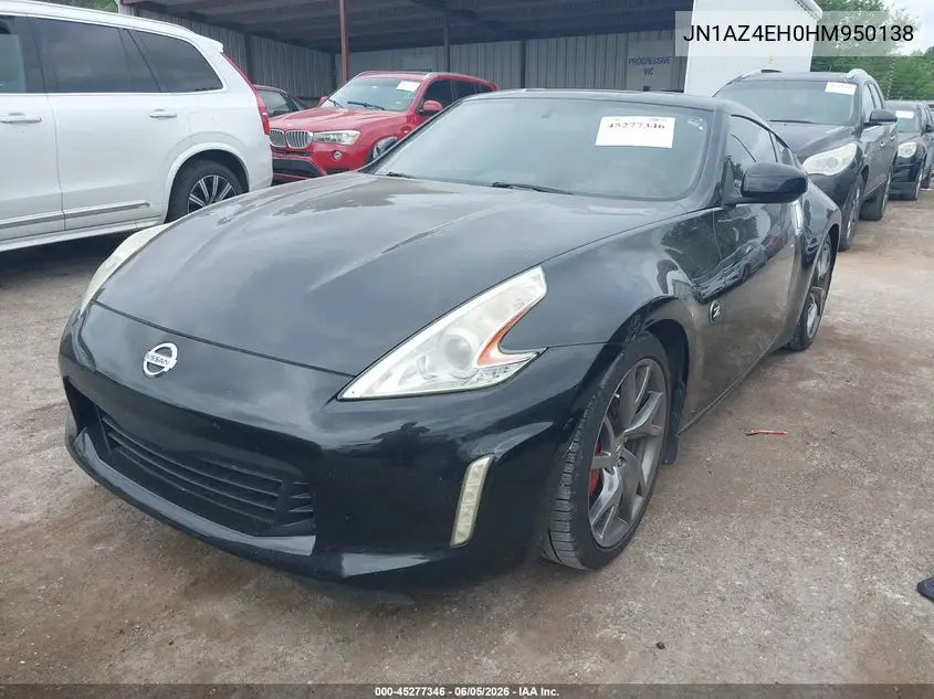 2017 Nissan 370Z Sport VIN: JN1AZ4EH0HM950138 Lot: 45277346