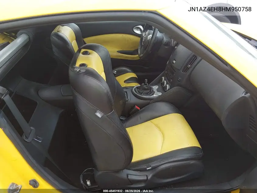 2017 Nissan 370Z Nismo/Nismo Tech/Sport/Sport Tech/Touring VIN: JN1AZ4EH8HM950758 Lot: 45451932