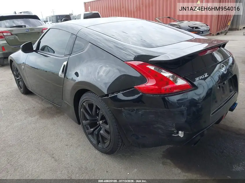 2017 Nissan 370Z VIN: JN1AZ4EH6HM954016 Lot: 45620109