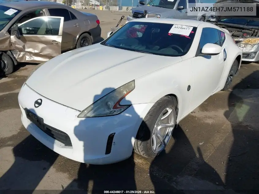 2018 Nissan 370Z VIN: JN1AZ4EH7JM571188 Lot: 44246617