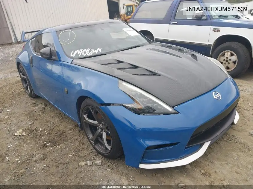 2018 Nissan 370Z Touring VIN: JN1AZ4EHXJM571539 Lot: 44408760