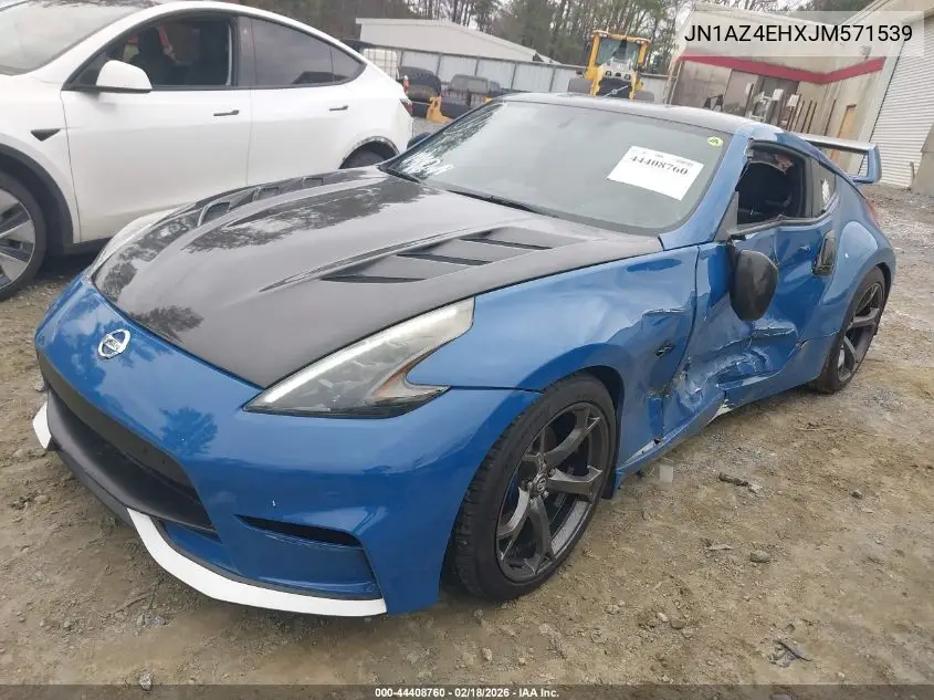 2018 Nissan 370Z Touring VIN: JN1AZ4EHXJM571539 Lot: 44408760