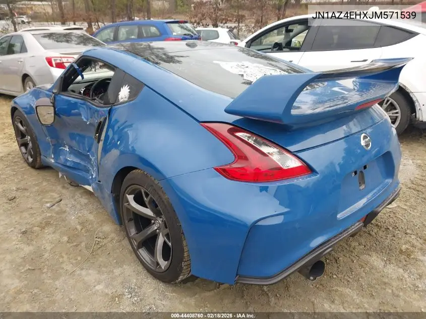 2018 Nissan 370Z Touring VIN: JN1AZ4EHXJM571539 Lot: 44408760