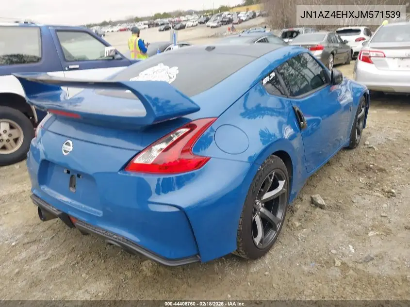 2018 Nissan 370Z Touring VIN: JN1AZ4EHXJM571539 Lot: 44408760
