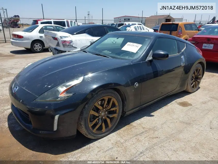 2018 Nissan 370Z VIN: JN1AZ4EH9JM572018 Lot: 45325734