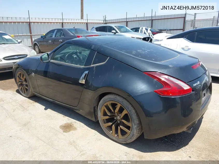 2018 Nissan 370Z VIN: JN1AZ4EH9JM572018 Lot: 45325734