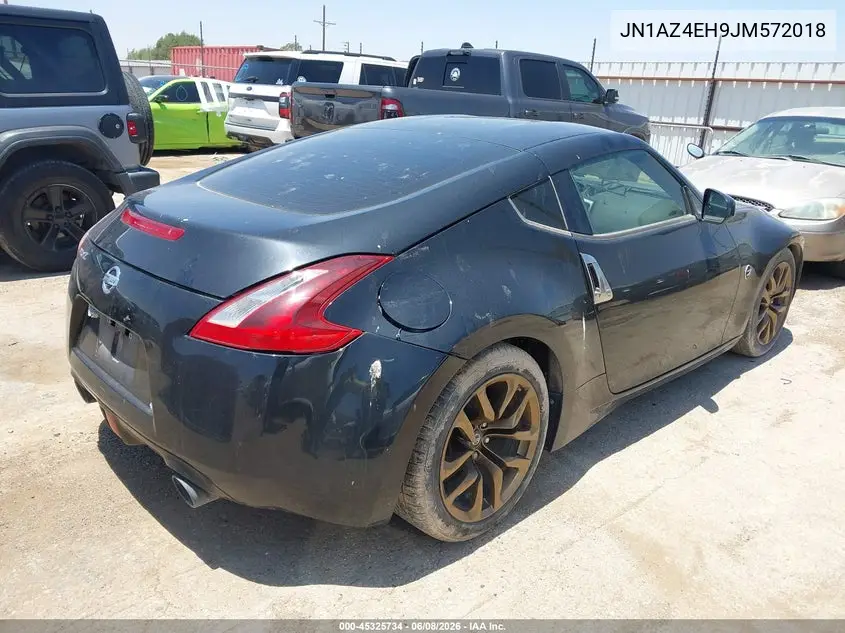 2018 Nissan 370Z VIN: JN1AZ4EH9JM572018 Lot: 45325734