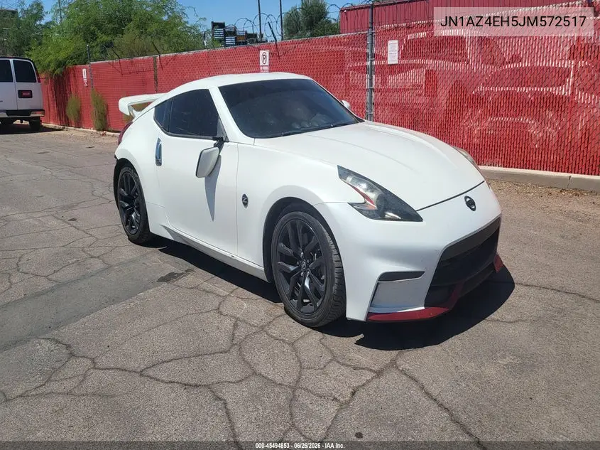 2018 Nissan 370Z VIN: JN1AZ4EH5JM572517 Lot: 45494853