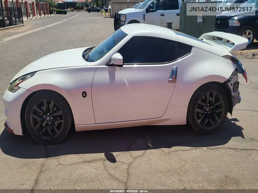 2018 Nissan 370Z VIN: JN1AZ4EH5JM572517 Lot: 45494853