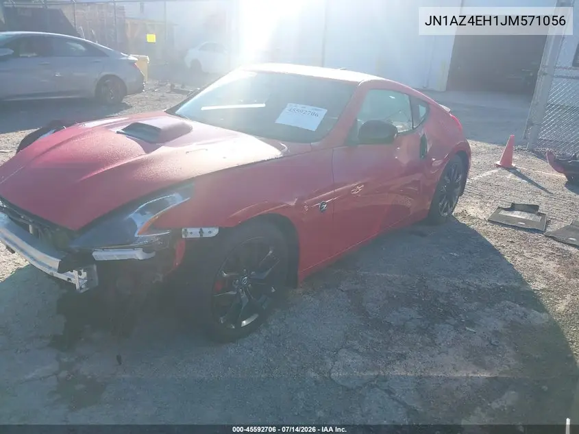 2018 Nissan 370Z VIN: JN1AZ4EH1JM571056 Lot: 45592706