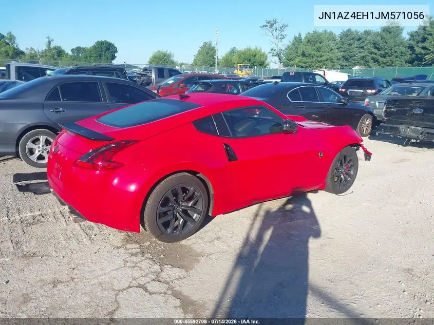 2018 Nissan 370Z VIN: JN1AZ4EH1JM571056 Lot: 45592706