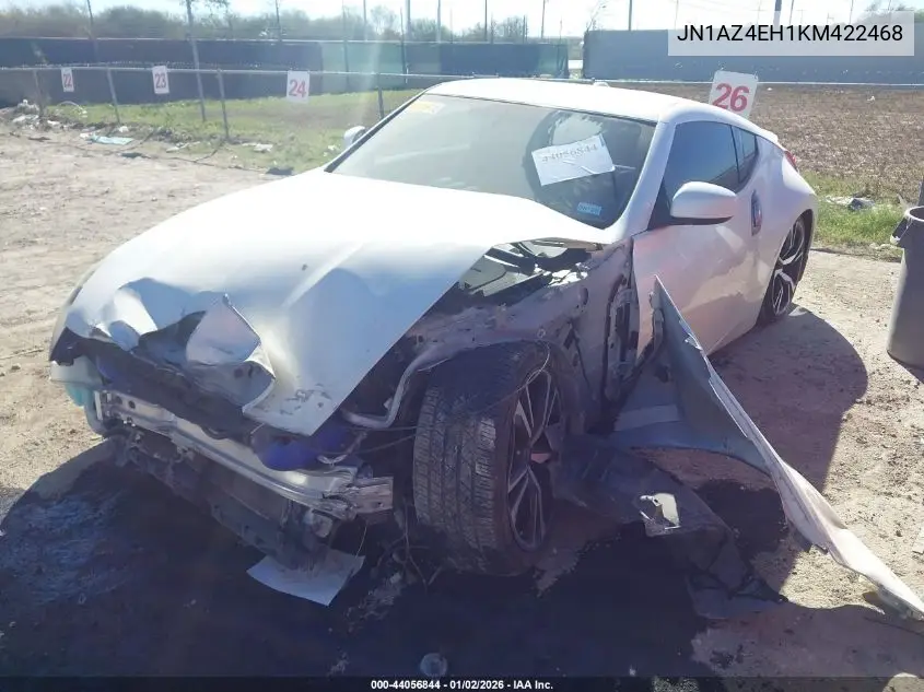 2019 Nissan 370Z Sport Touring VIN: JN1AZ4EH1KM422468 Lot: 44056844