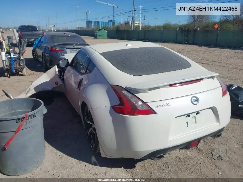 2019 Nissan 370Z Sport Touring VIN: JN1AZ4EH1KM422468 Lot: 44056844