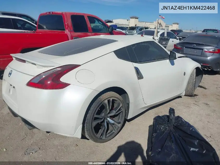 2019 Nissan 370Z Sport Touring VIN: JN1AZ4EH1KM422468 Lot: 44056844