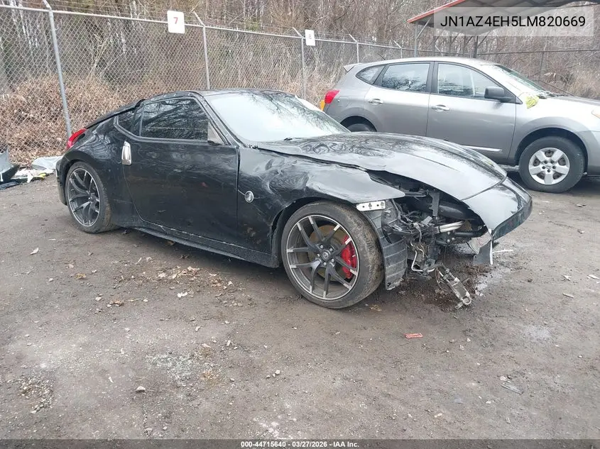 2020 Nissan 370Z Sport 6-Speed Manual VIN: JN1AZ4EH5LM820669 Lot: 44715640