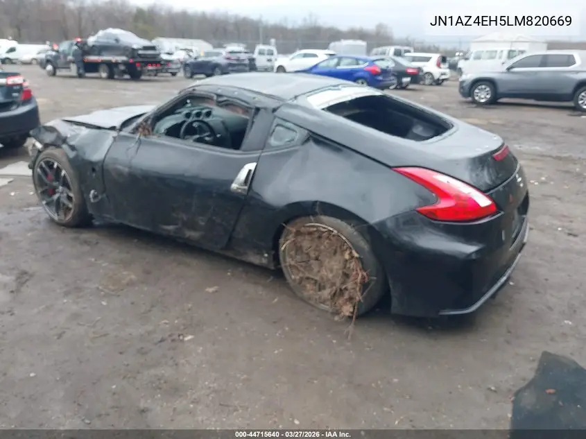 2020 Nissan 370Z Sport 6-Speed Manual VIN: JN1AZ4EH5LM820669 Lot: 44715640