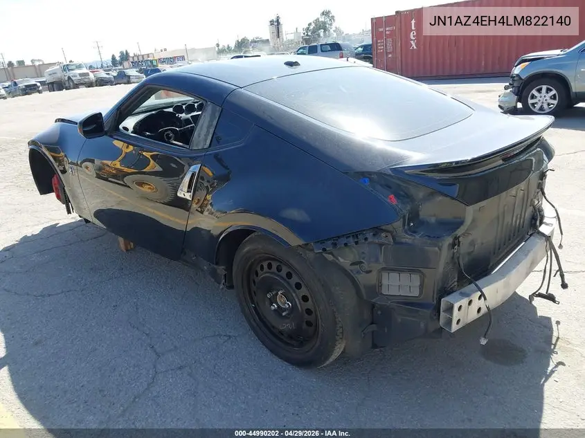 2020 Nissan 370Z Nismo 6-Speed Manual VIN: JN1AZ4EH4LM822140 Lot: 44990202