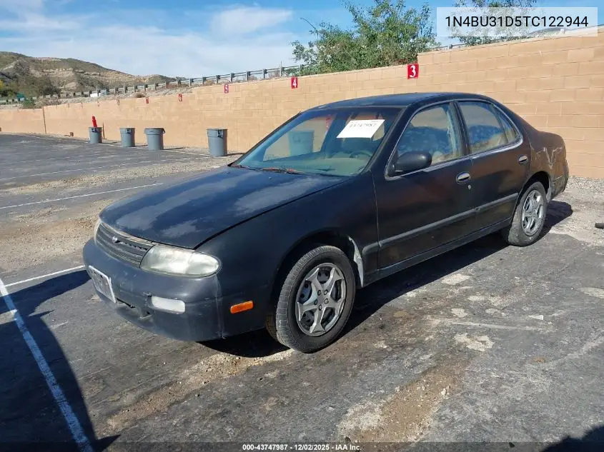 1996 Nissan Altima Xe/Gxe/Se/Gle VIN: 1N4BU31D5TC122944 Lot: 43747987