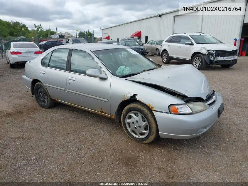 1999 Nissan Altima Gle/Gxe/Se/Se-L/Xe VIN: 1N4DL01D2XC216764 Lot: 45149468