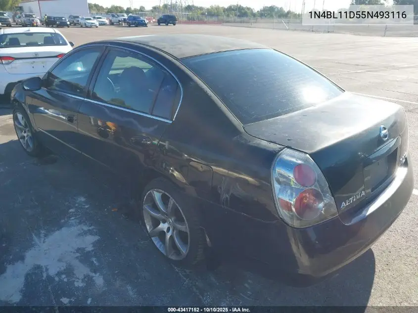 1N4BL11D55N493116 2005 Nissan Altima 3.5 Se