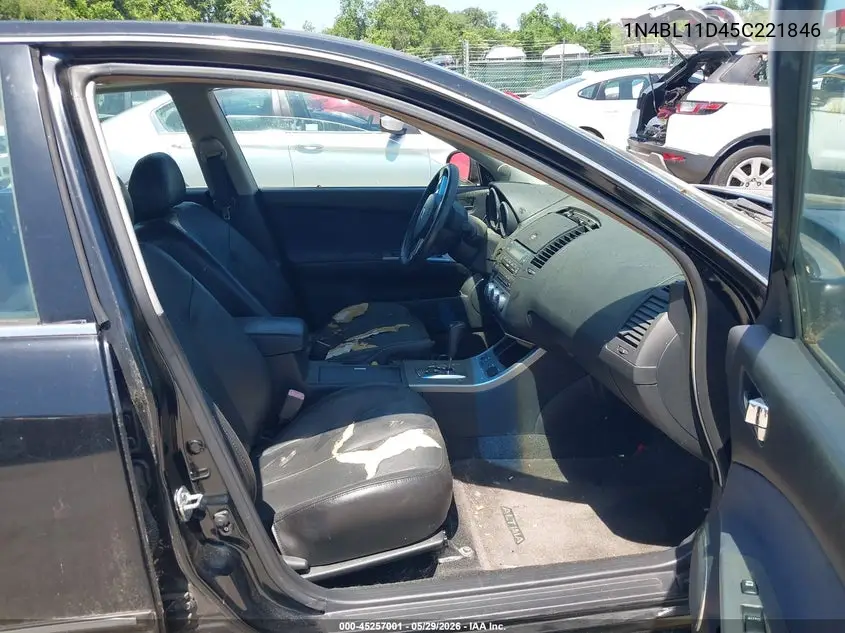 2005 Nissan Altima 3.5 Sl VIN: 1N4BL11D45C221846 Lot: 45257001