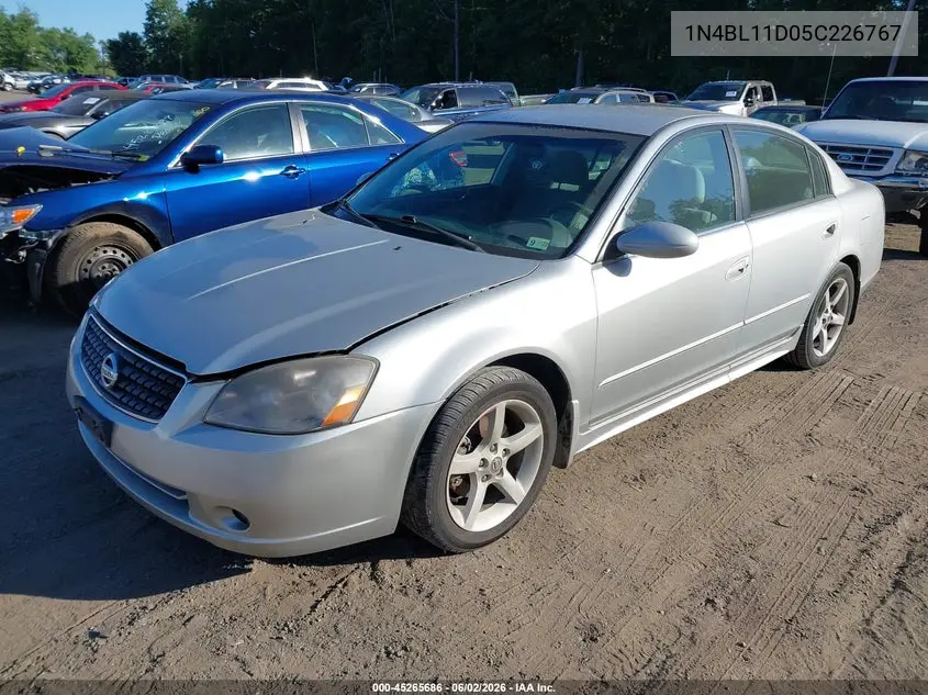 2005 Nissan Altima 3.5 Se VIN: 1N4BL11D05C226767 Lot: 45265686