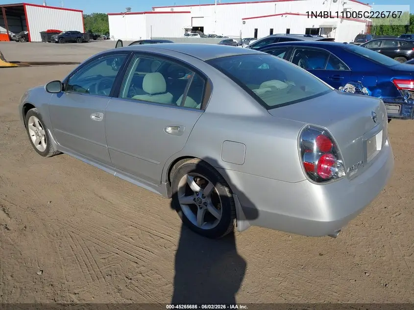 2005 Nissan Altima 3.5 Se VIN: 1N4BL11D05C226767 Lot: 45265686
