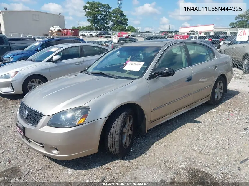 2005 Nissan Altima 2.5 S VIN: 1N4AL11E55N444325 Lot: 45639676