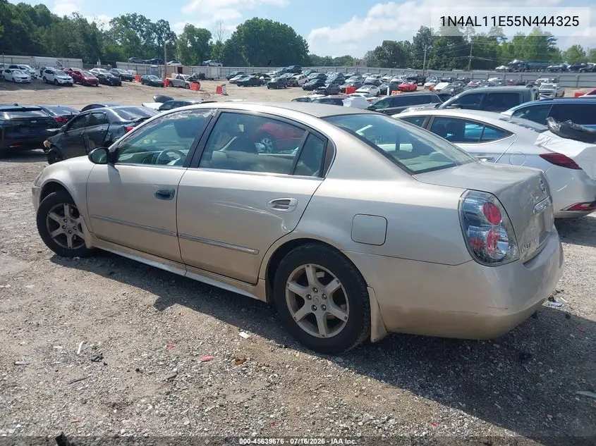 2005 Nissan Altima 2.5 S VIN: 1N4AL11E55N444325 Lot: 45639676