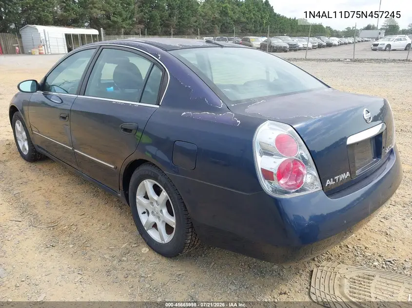 2005 Nissan Altima 2.5 S VIN: 1N4AL11D75N457245 Lot: 45665998