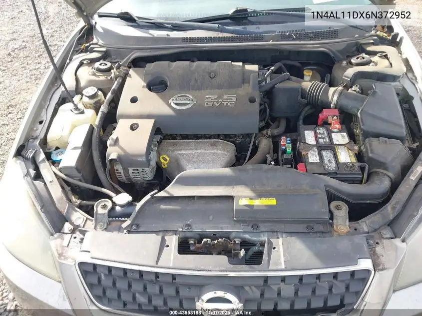 1N4AL11DX6N372952 2006 Nissan Altima 2.5 S