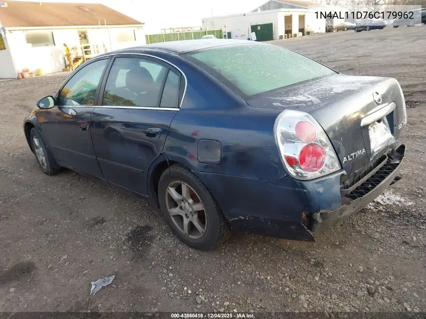 1N4AL11D76C179962 2006 Nissan Altima 2.5 S