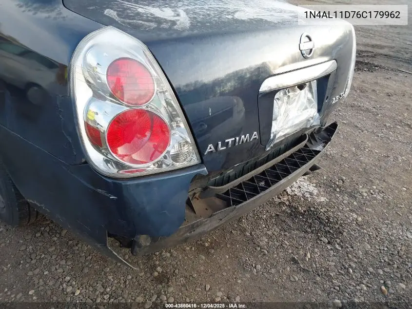 1N4AL11D76C179962 2006 Nissan Altima 2.5 S